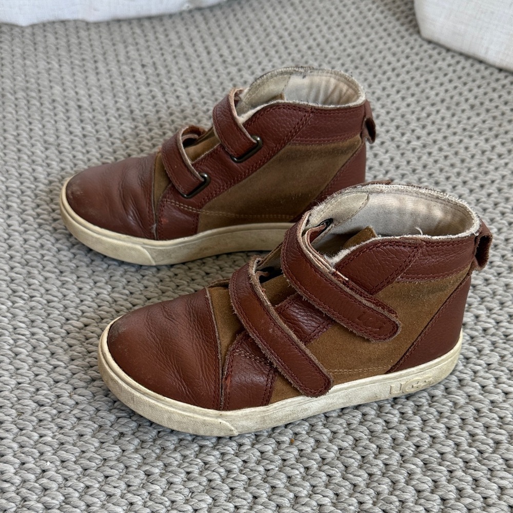 UGG Boys Ankle Boot/Shoe with Velcro Straps